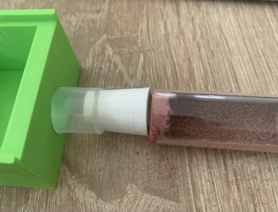 Sposób łączenia formi (fi16) z probówką (fi18)